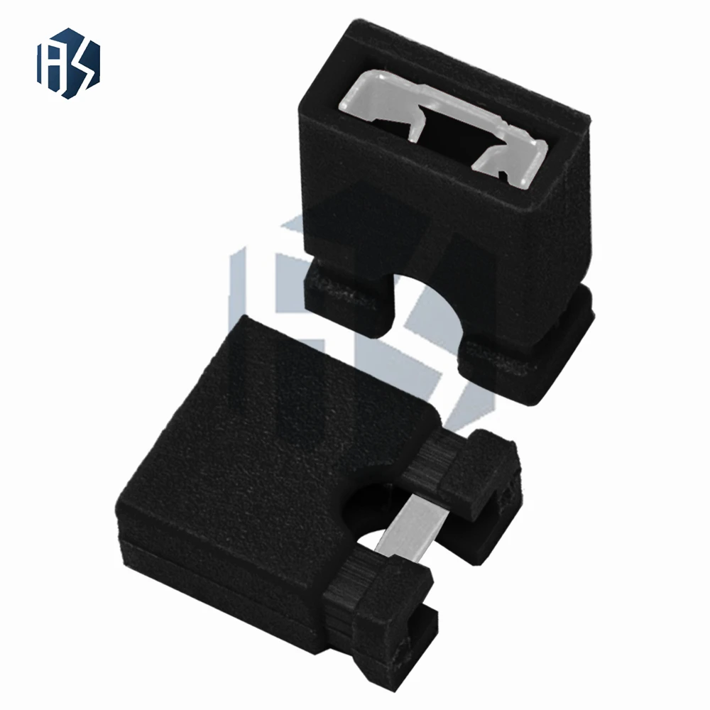 100 Pcs 2.54mm Pitch Jumper Shunts – For Pin Headers & PCB Short-Circuit Connections | Standard Caps
