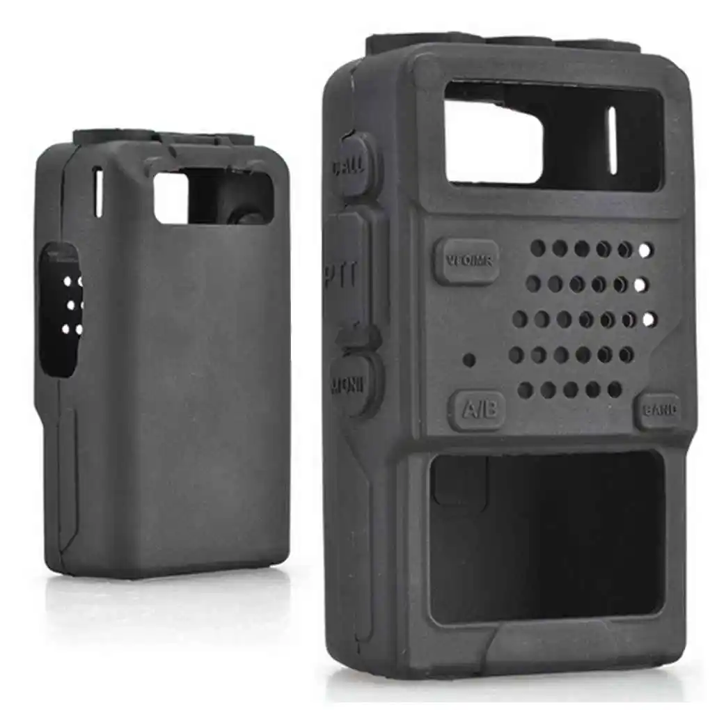 Silicone Walkie Talkie Protective Case Shell Portable Handheld Two Way Mobile Radio Protection Pouch Accessories