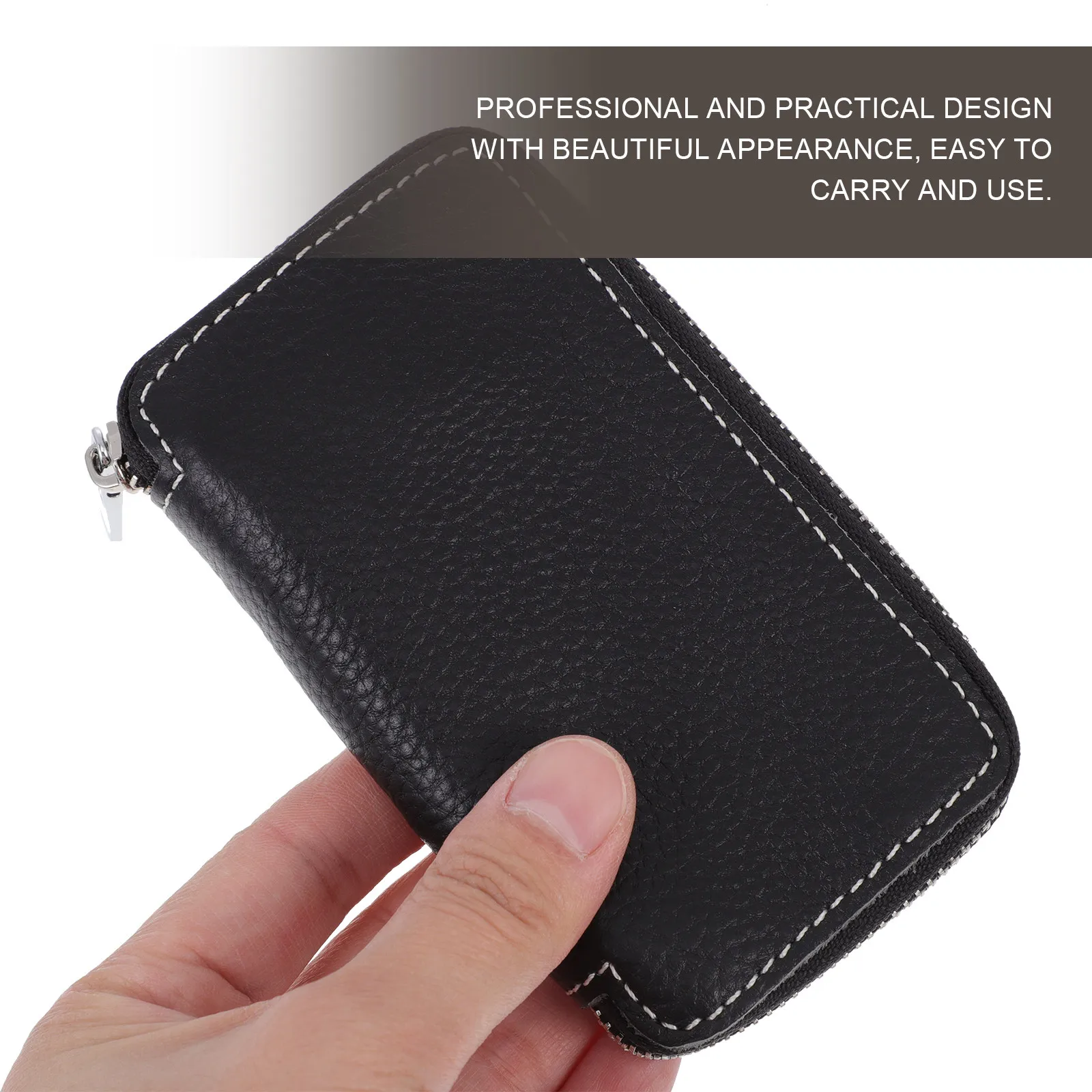 

Портативная сумка для ключей с функциональной застежкой-молнией, чехол для автомобильных ключей, защита от царапин, легкий, удобный для переноски, для мужчин, женщин, водителей