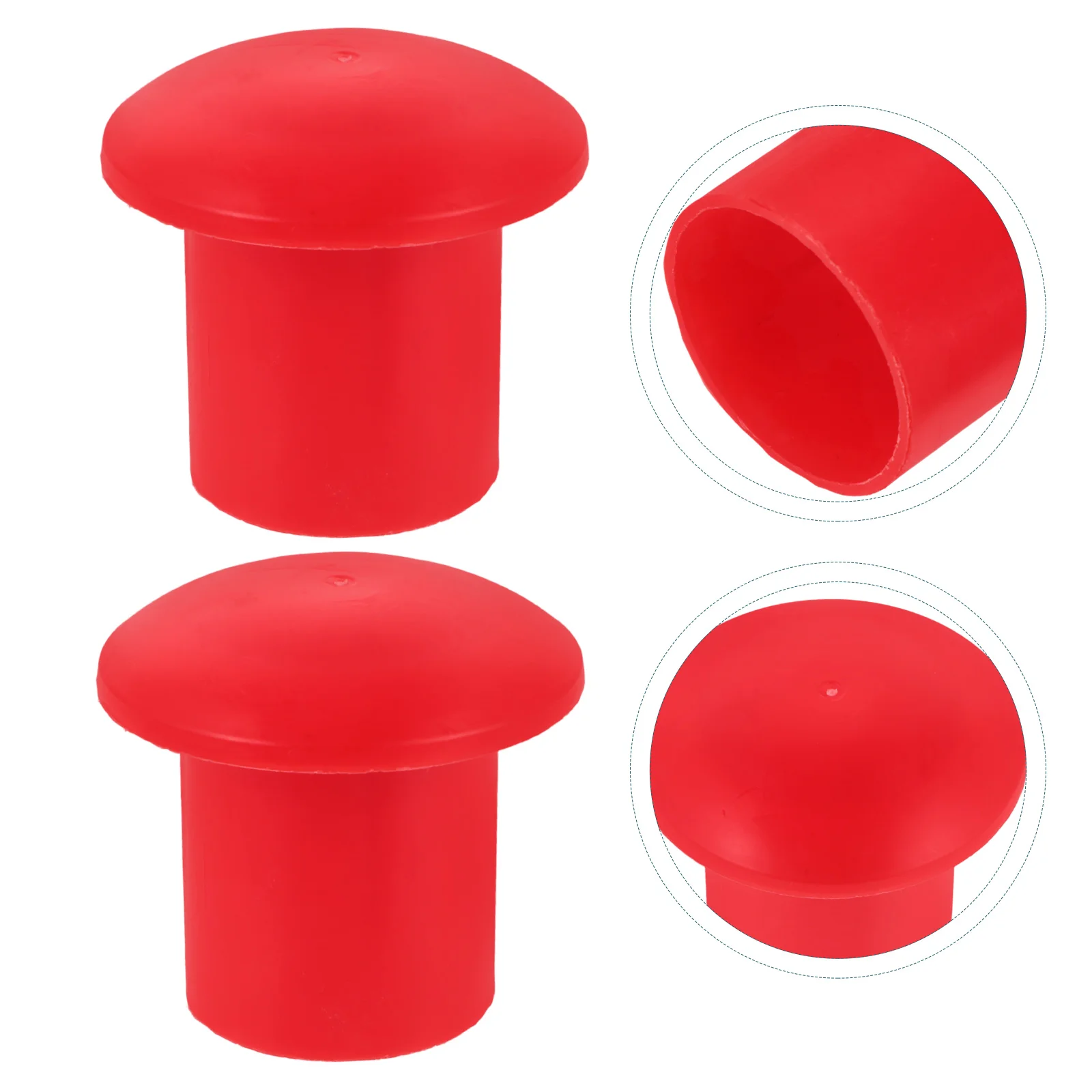 

50 Pcs Steel Bar Protective Cap Rebar Mushroom Caps Practical Sleeve Cover Construction Industry Suppies Protector Hat