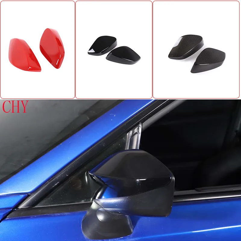 

2Pcs ABS Carbon Fiber For Toyota 86 Subaru BRZ 2012-2020 Car Exterior Rear View Mirror Cover Decorative Sticker Car Accessories
