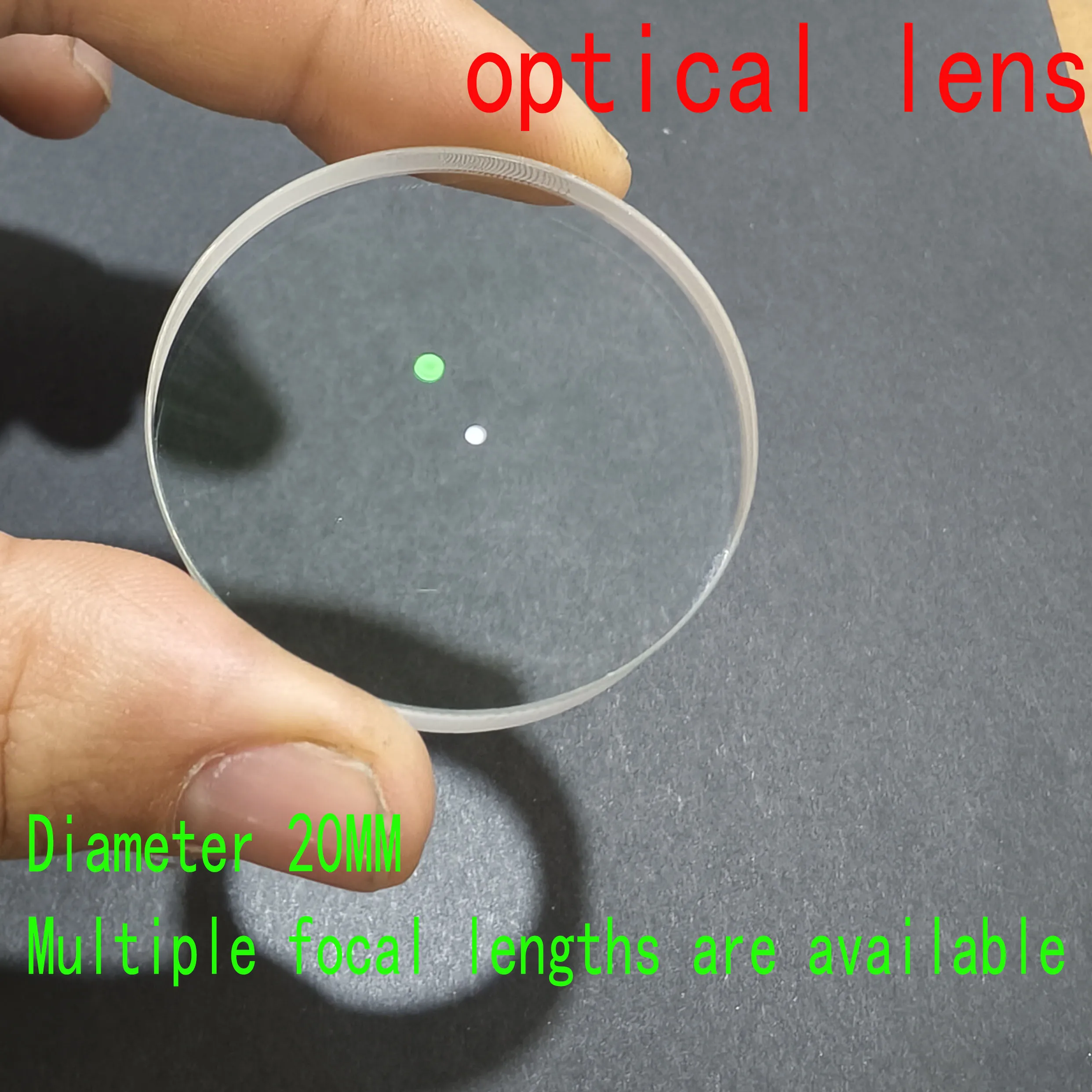 

Diameter 20MM, Lenses concave-convex optical achromatic cemented, single-piece glass laser collimating lens, multi-focal length