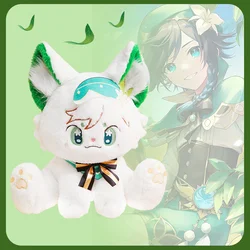 New Venti Cat Plush Toy Barbatos Game Peripheral Figure Doll Soft Cartoon Hugging Toy Cute Sleeping Companion Kids Birthday Gift