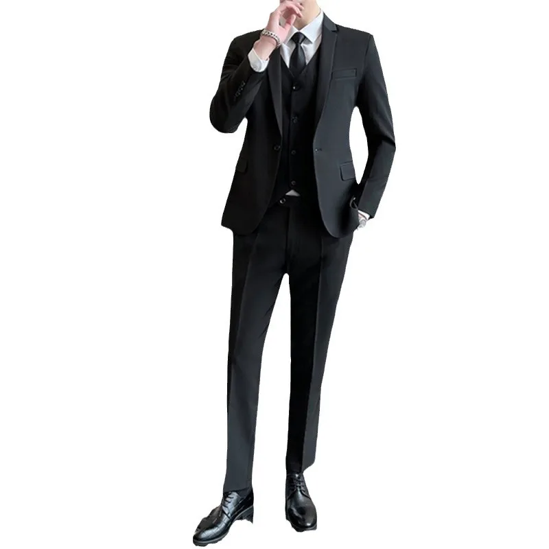 New Suit Men's Slim Fit Top Jacket Groomsman Suit