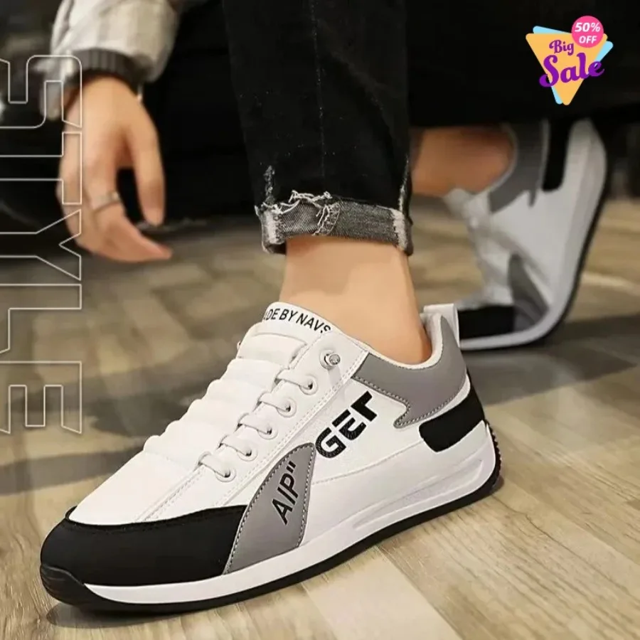 

Men's Spring New Lightweight Running Shoes Slip-On Casual Low-Top Color Block Upgraded Version Comfortable Cotton Lined Sneakers