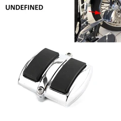 Chrome Brake Pedal Pad Heel Shift Cover For Suzuki Intruder VL800 2001-2004 1500 VZ Boulevard M50 C50 C90 Marauder 800 2002-2009