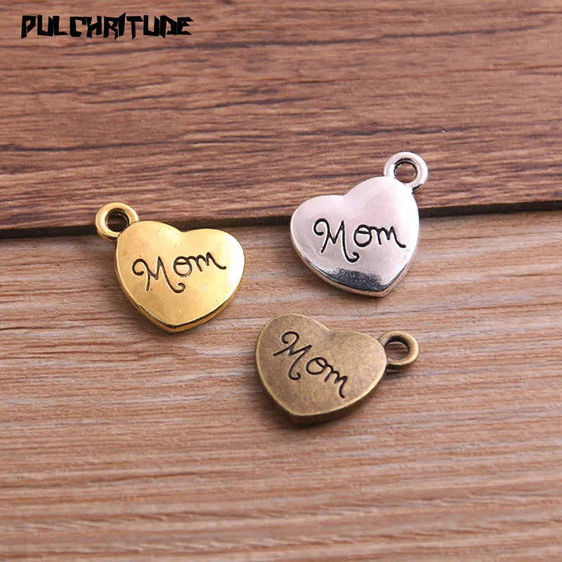 10PCS 14*18mm Three Color Metal Zinc Alloy Letter \