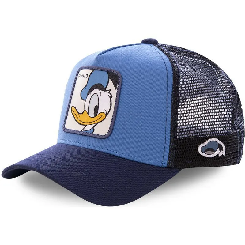 Disney Mickey Mouse Hat Anime Cartoon Donald Duck Daisy Duck Mesh Cap Woman Man Sunscreen Baseball Cap Hip Hop Hat Birthday Gift