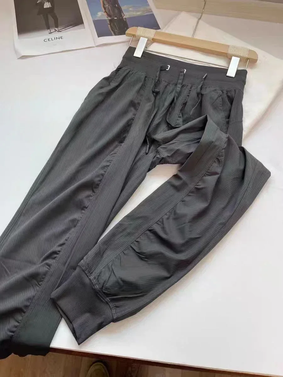 

Lemon Women Dance Studio Drawstring Jogger Pants Sport Trousers Women Quick Dry Athletic Yoga Pants Gym Running Exercie Trousers