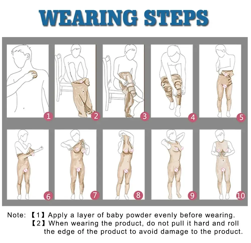 بدلة سيليكون وهمية الثدي كاملة ل تأثيري ، أشكال الثدي واقعية ، كروسدرسر المتحولين جنسيا ، ذكر إلى أنثى خنثى