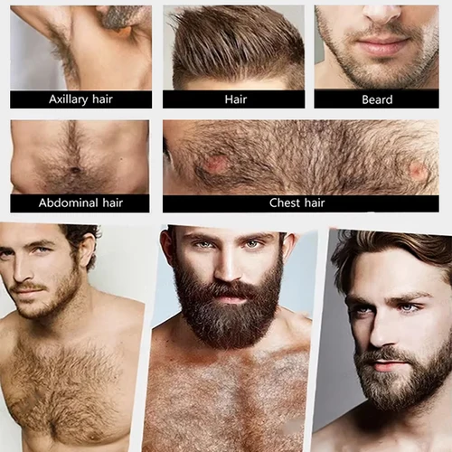 Imagen 2 del producto Suero de crecimiento rápido de barba de alta calidad para hombres, promueve el crecimiento de la barba, más grueso, más largo, anticaída, aceite esencial para el cuidado del cabello