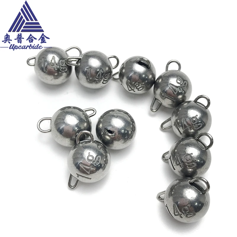 Tungsten Fishing Sinkers Weights 1g - 20g Cheburashka Sinker Weights Ball Shape Weight kit for Saltwater Freshwater Fishing