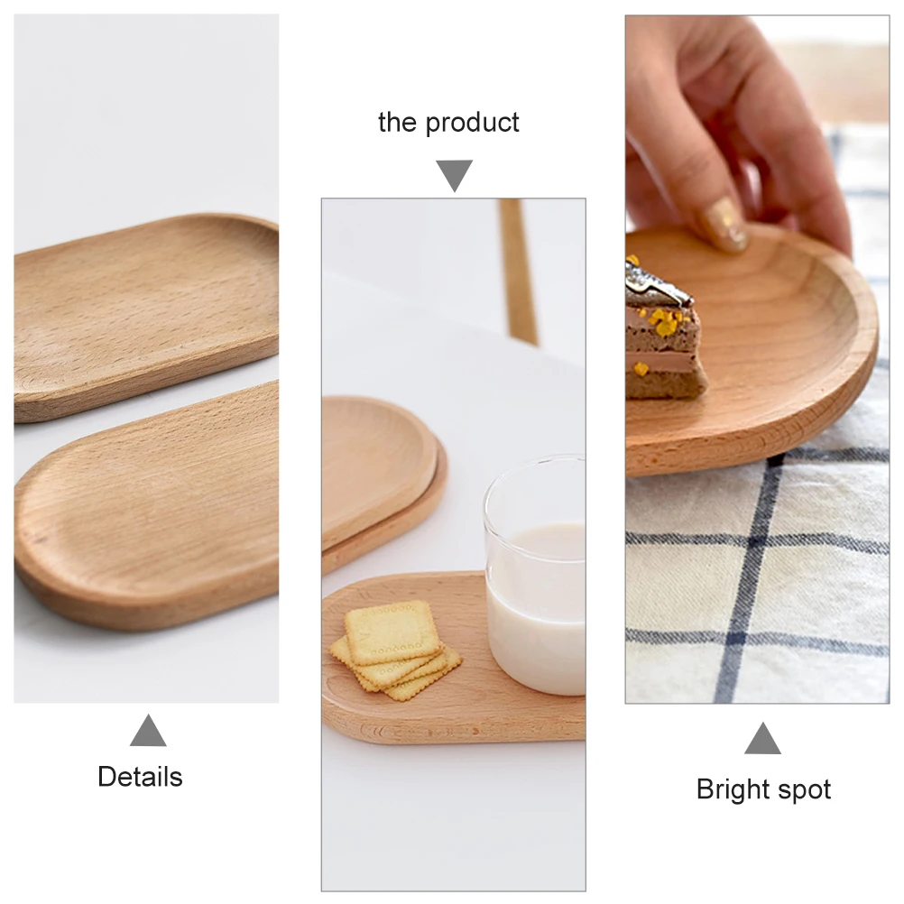 

Charcuterie Boards Solid Wood Dining Tray Fruit Dinner Plate Food Trays for Party