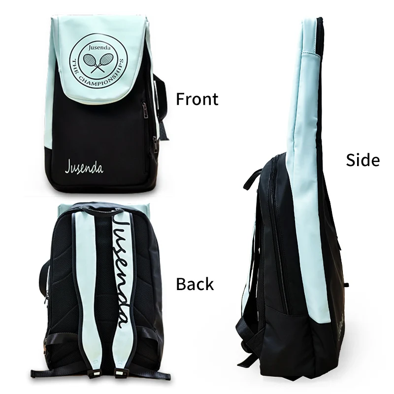 Jusenda Tennis Backpack High Quality Sporting Badminton Beach Tennis Padel Racket Bag Waterproof sports bag