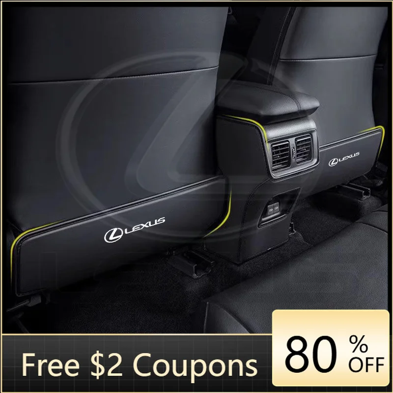 

Interior Mouldings Car Seat Back Protector Mat Prevent Dirty Anti Kick Pad Styling Accessory For Lexus Fsport GX470 RX330 IS250