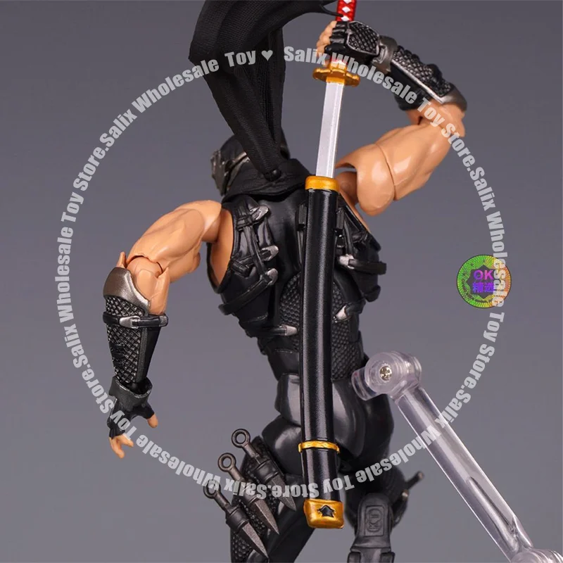 OK Factory Ryu Hayabusa Kaiyodo Revoltech مذهلة Yamaguchi Ninja Gaiden Ryu Hayabusa نماذج شخصيات الحركة Ko نموذج لعبة مخصصة #4