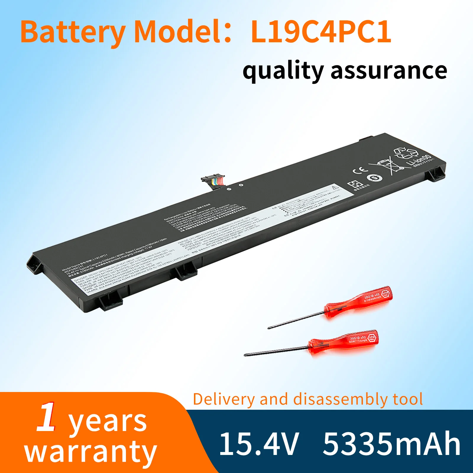 

L19C4PC1 L19M4PC1 Laptop Battery For Lenovo Legion Y7000P R7000P 5P-15IMH05 Legion 5-15IMH05 5-15ARH05 5B10W861