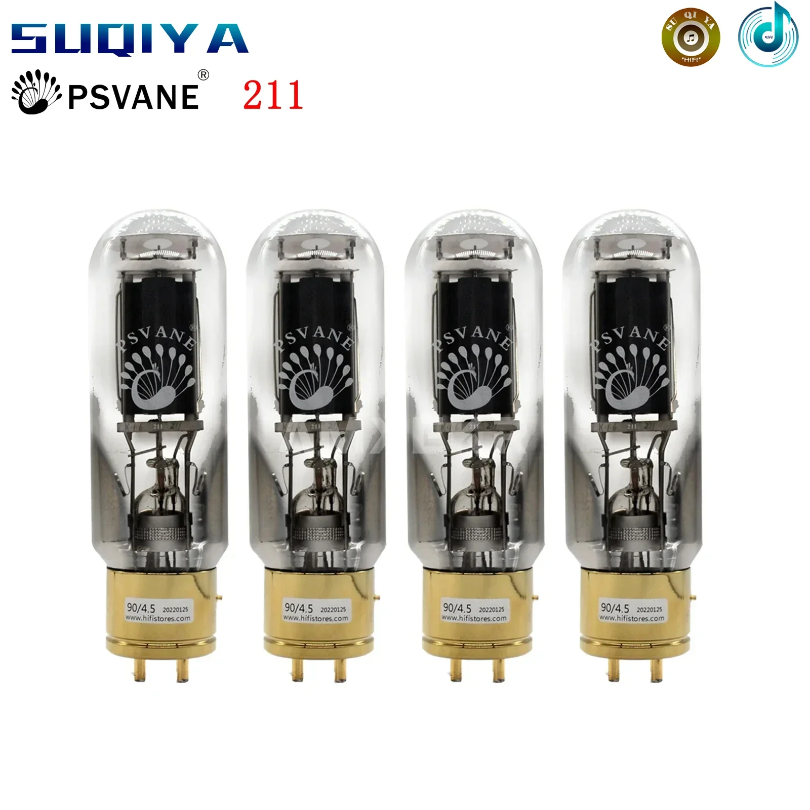 PSVANE 211 Vacuum Tube Audio Electronic Tubes Valve Golden Base Matched Amplifier Repalce GV Shuguang Fullmuisc GE VT4C 211-T