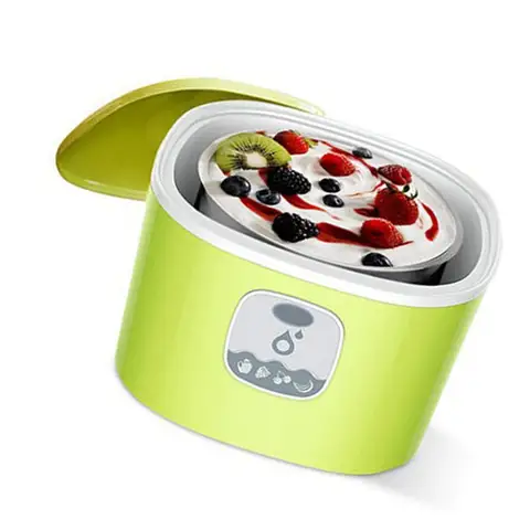 Macchina per yogurt elettrica da 1 litro, multifunzionale, automatica, compatta, per la cucina domestica greca fatta in casa