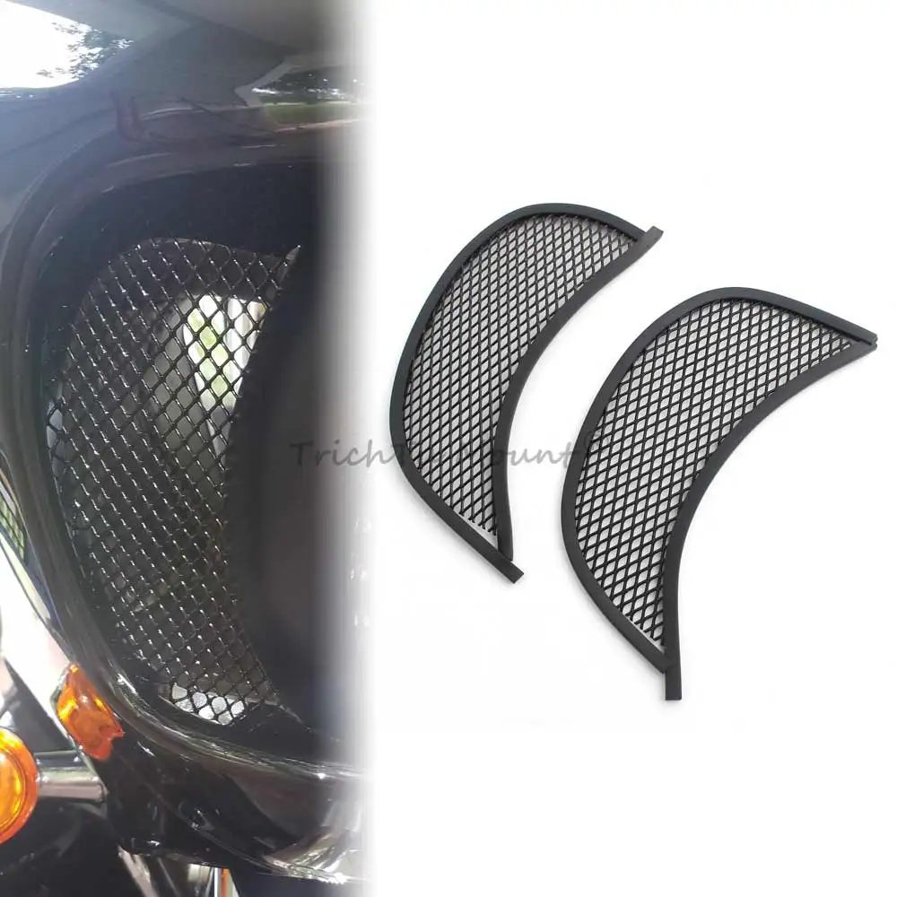 For Harley Touring Road Glide CVO/SE FLTRXSE 2015-2023 Motorcycle Mesh Vent Screen Grille Side Ventilation Grille