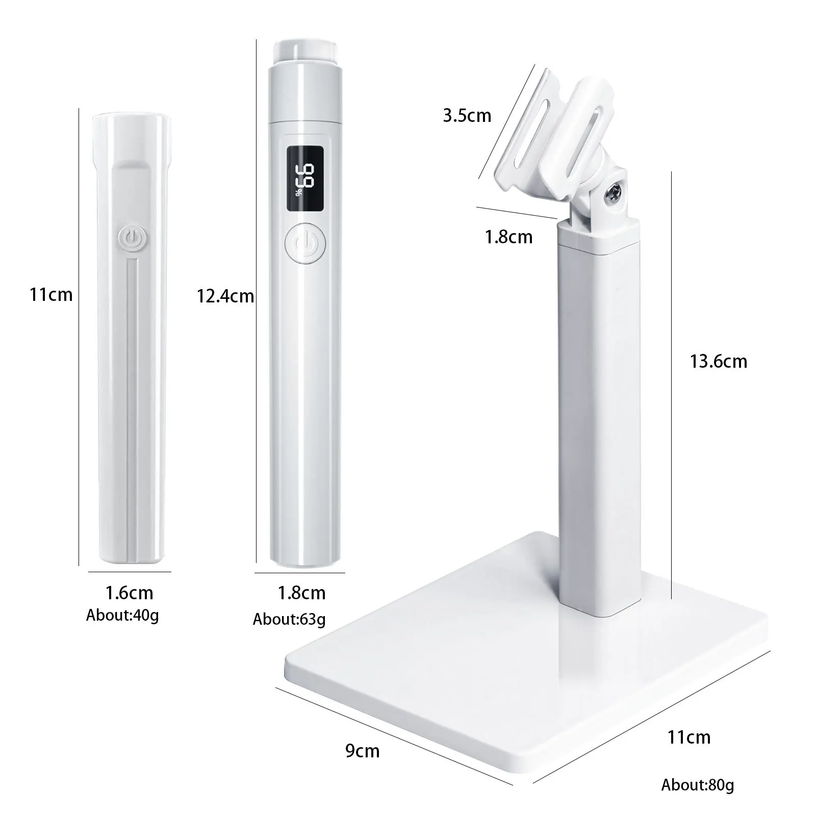 Mini lampka UV do paznokci Misscheering, przenośna, ładowana przez USB, szybka suszarka LED do paznokci, ręczna lampa do manicure