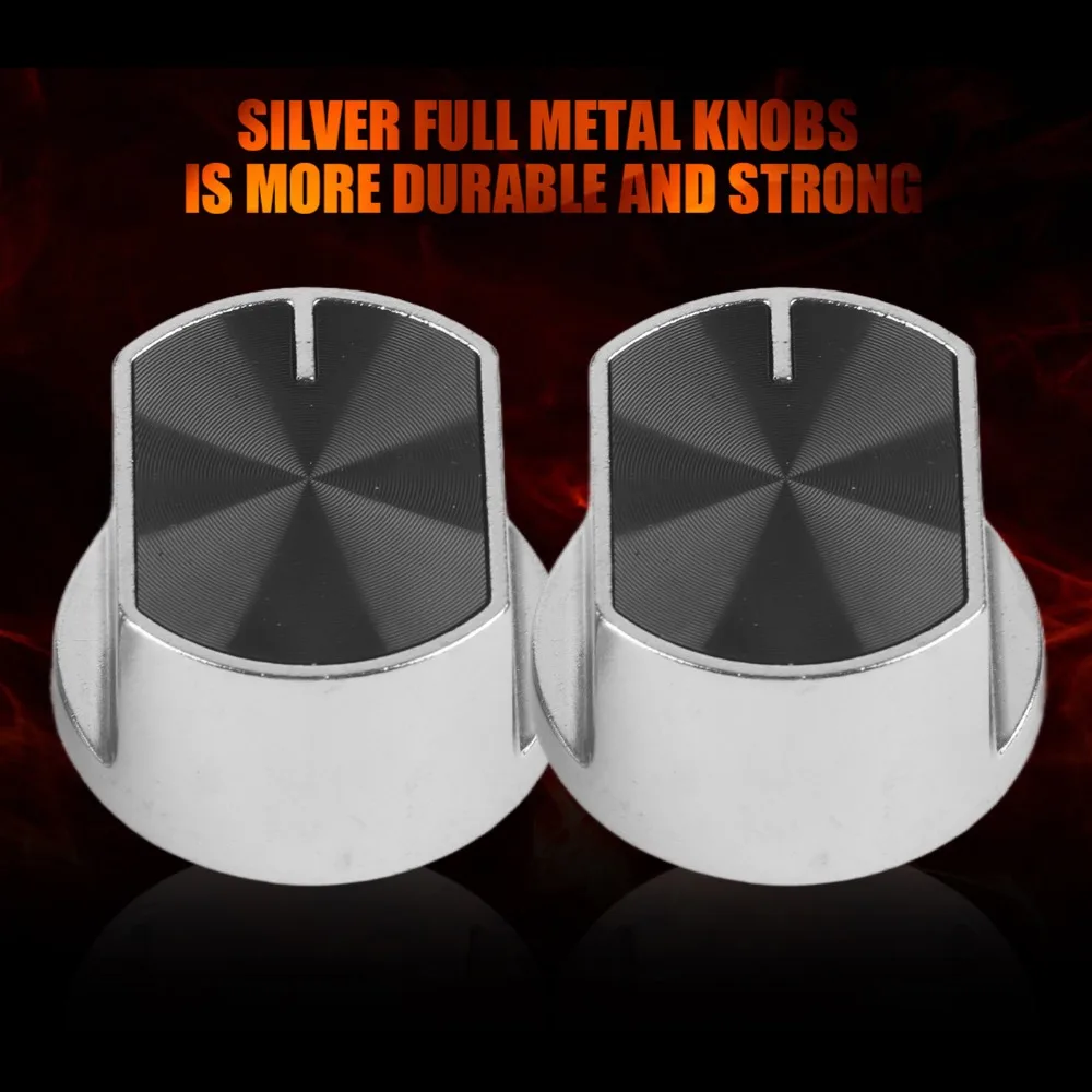 2pcs Durable Easy Instal Stove Knob Zinc Alloy Rotary Type Gas Stove Control Knob Rotary Switch Knob Gas Fireplace
