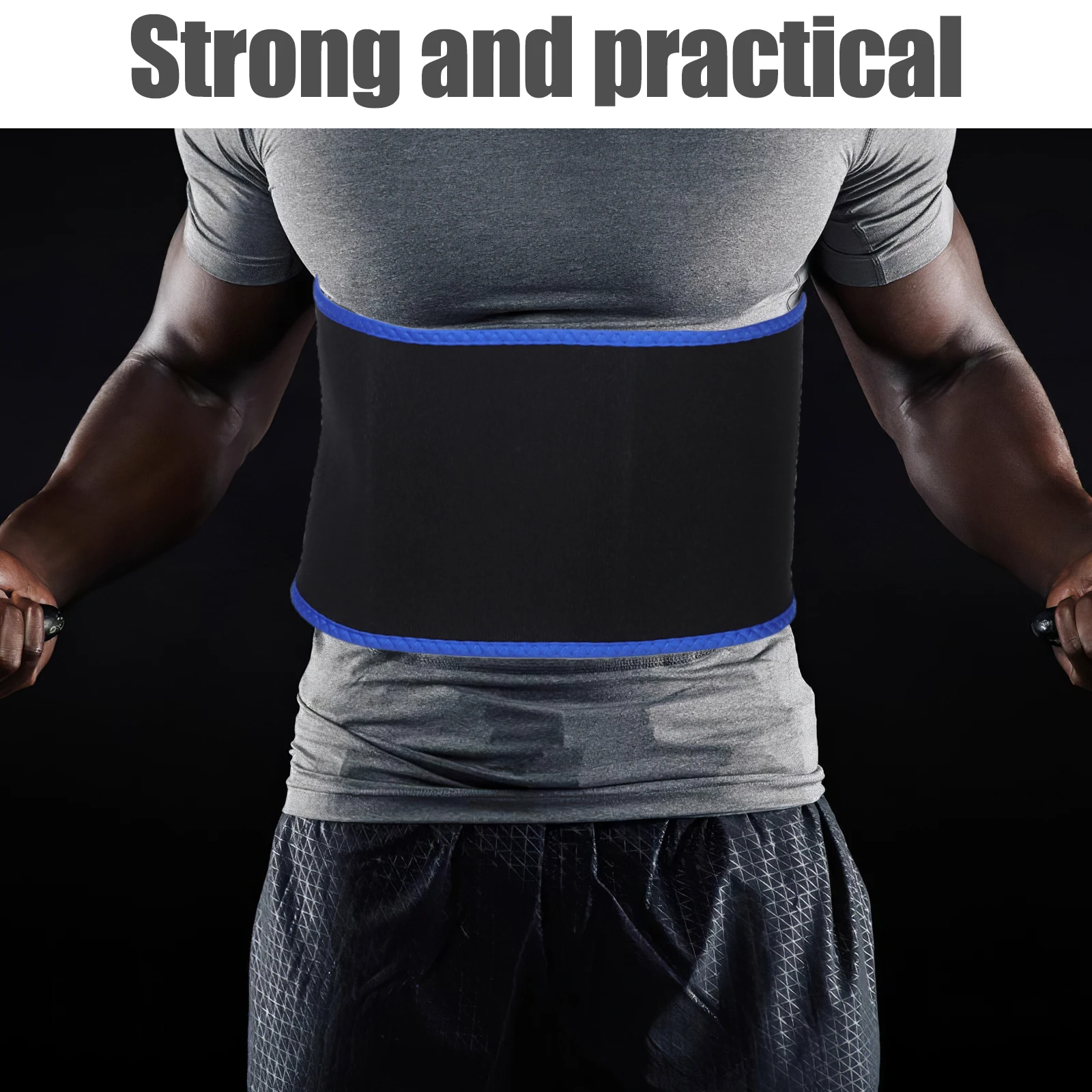 Sweat Waist Trainer Belt Adjustable Neoprene Workout Velvet Powerlifting Weight Fitness Trim Band for Men Women