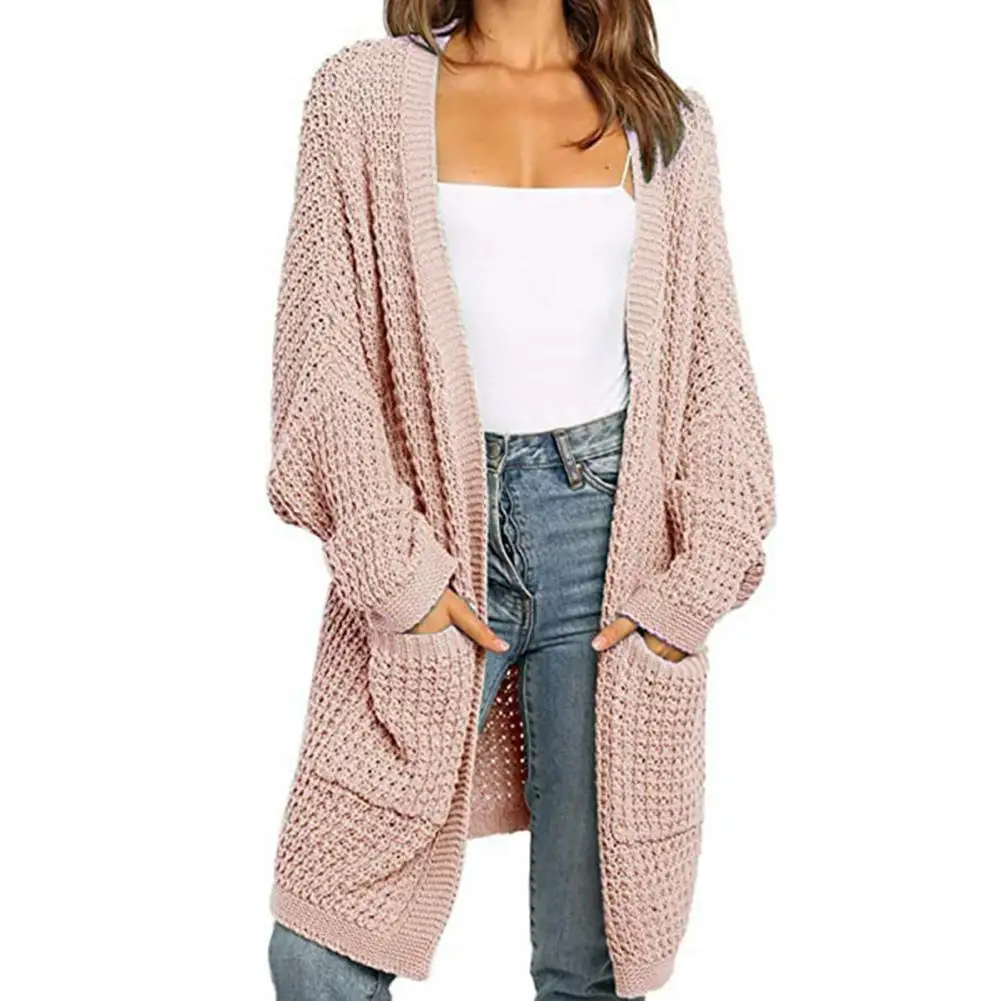 Autumn and Winter Jacket Women 2024 New Fashion Solid Color Loose Casual Wind Female Cardigan Shawl Long Sleeve Top Commute