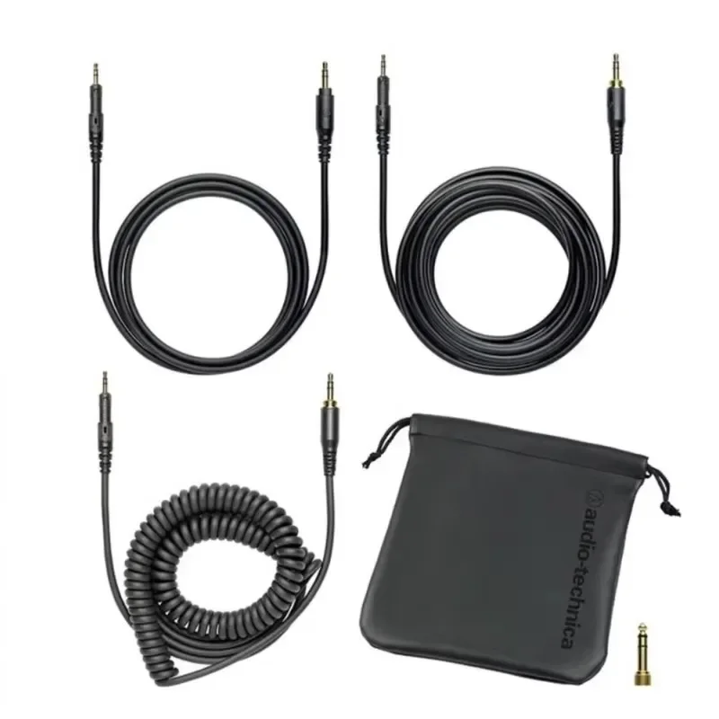 سماعات أذن أصلية من Audio Technica ATH M50X HIFI سماعات رأس احترافية مغلقة بالكامل سماعات رأس محمولة قابلة للطي