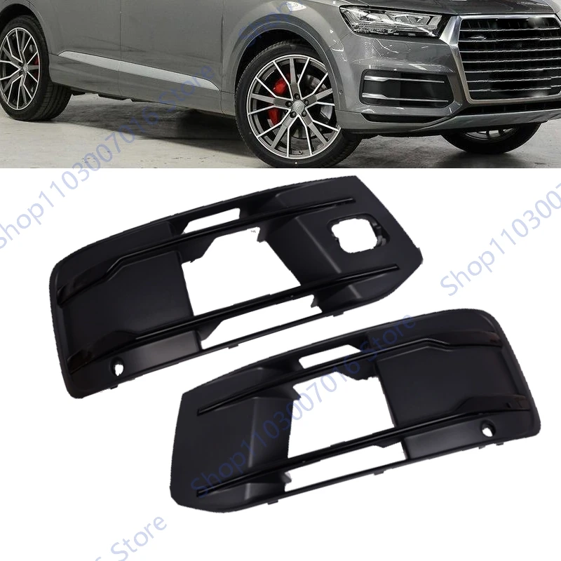 

Car Fog Light Cover Frame For Audi Q7 2016 2017 2018 2019 Lower Intake Fog Lamp Grille Cover 4M0807682 4M0807681