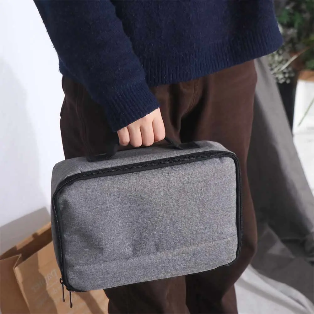 Carry Handbag Projector Storage Bag Waterproof Business Style Projector Carrying Bag Grey Simple Projector Case Travel