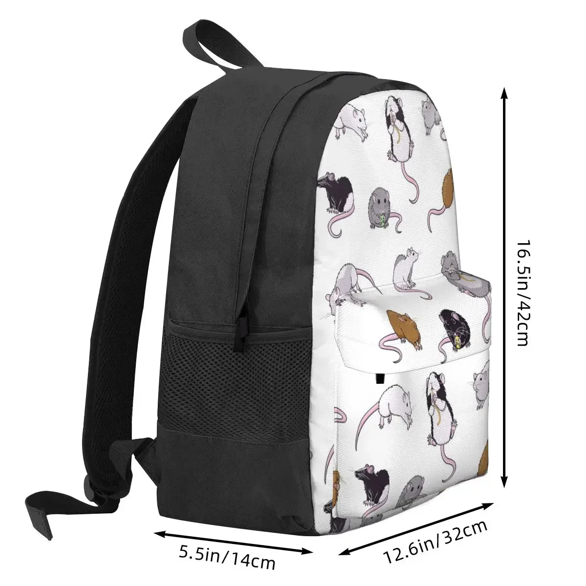 Rats, Rats, Rats Backpacks Boys Girls Bookbag Students School Bags Cartoon Kids Rucksack Laptop Rucksack Shoulder Bag