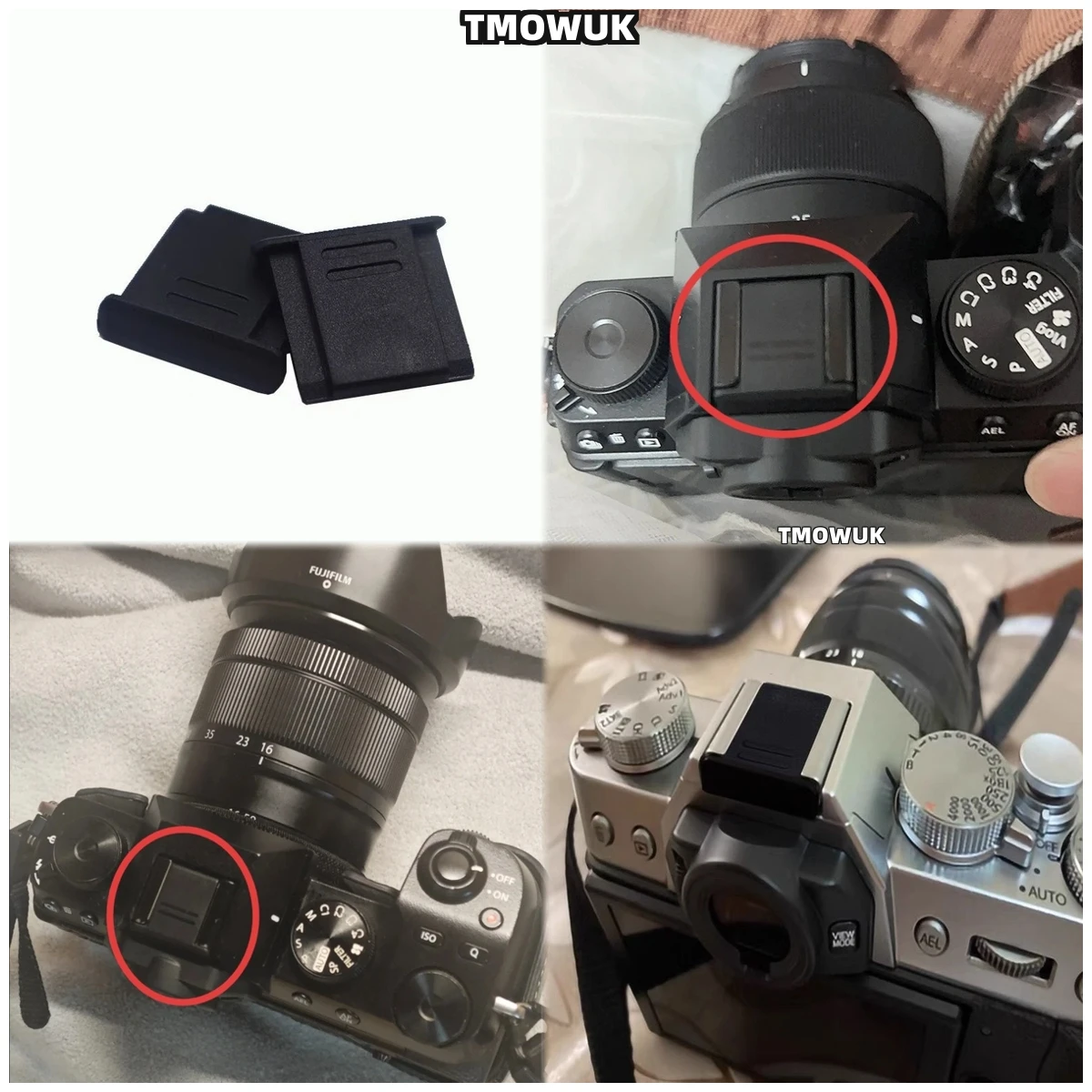 

For Fujifilm X-T100 X-T4 X-Pro2 X-T200 GFX100RF X-E4 X-S10 X100VI Hot Shoe Cover Camera Accessories Cap Protector