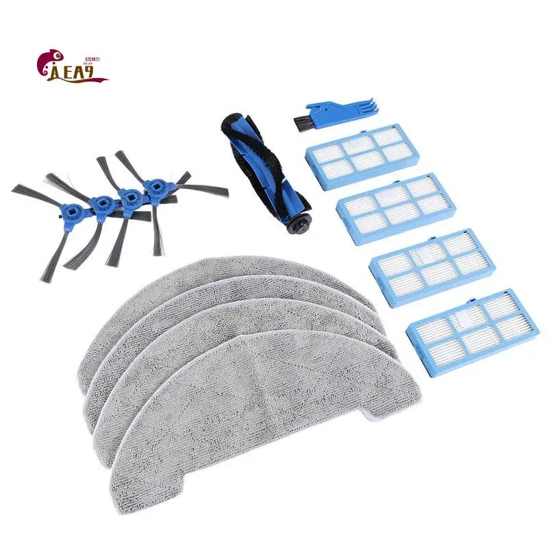 AEA9-For Ultenic D5 Series D5S / D5S Pro / D5S Pro+ Robot Vacuum Cleaner Replacement Spare Parts Main Side Brush Hepa Filter
