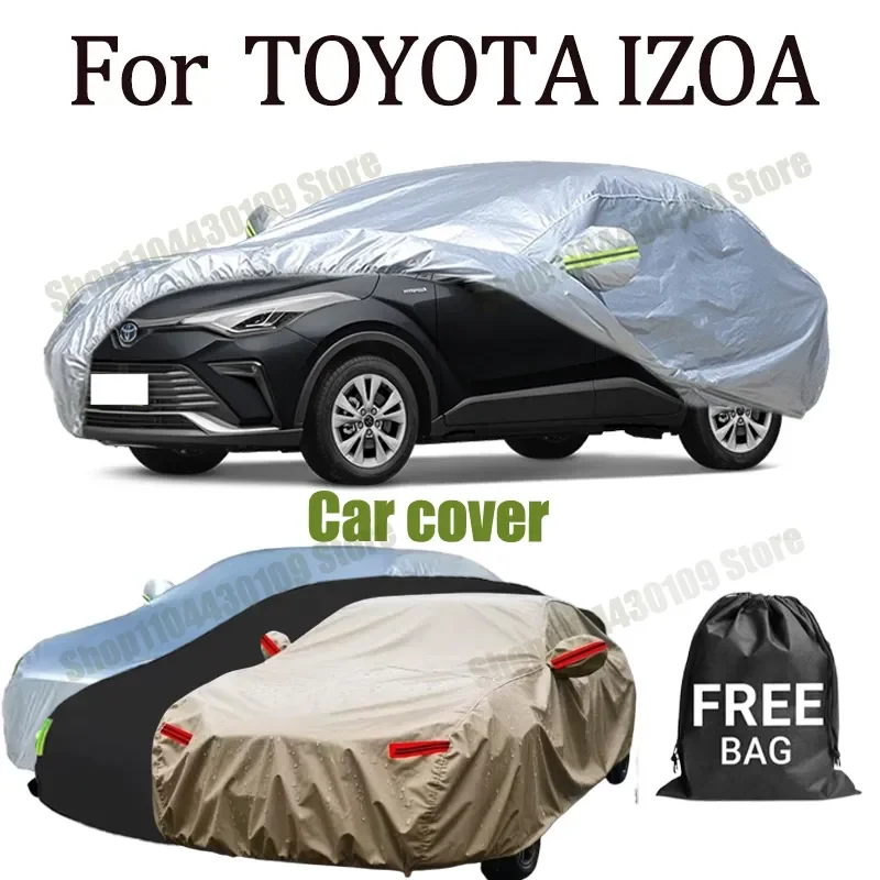 

For TOYOTA IZOA Car Cover Car Cover Outdoor Protection Full Car Covers Waterproof Sunshade Snow Cover Anti uv