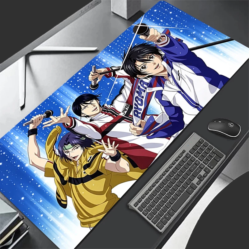 Extended Mouse Pad E-sports Gaming MousePads The Prince of Tennis Cool Anime Mousepad Game Computer MausePad Rubber Keyboard Pad