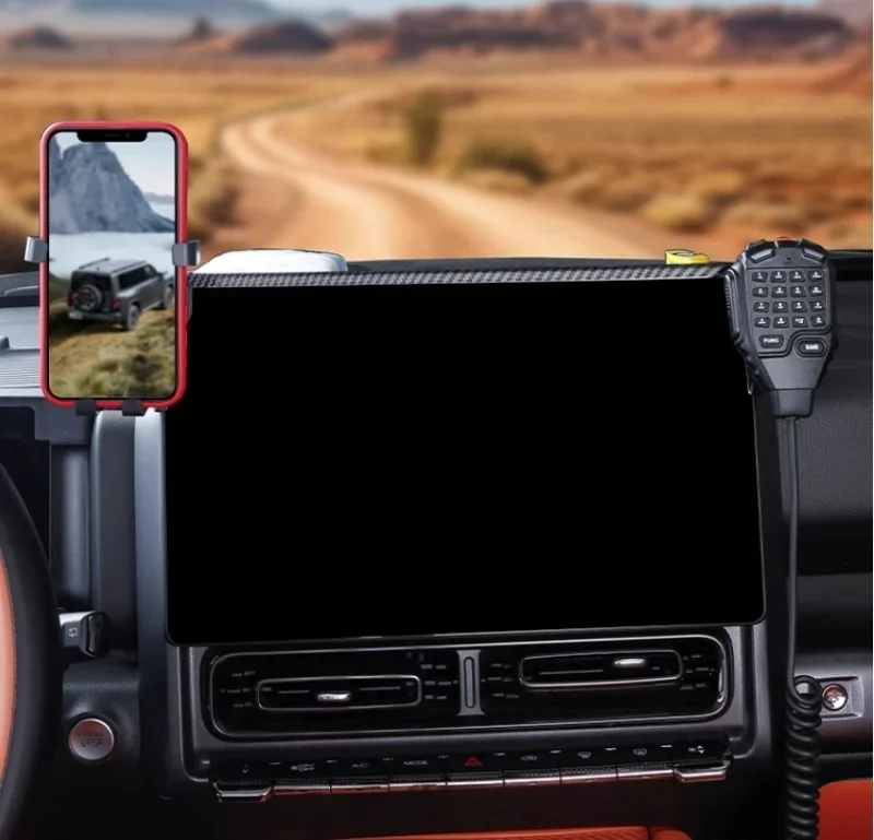 

Car Dashboard Storage Box Fit for GWM Haval H9 2024 2025 Modified Central Control Screen Rear Storage Box Mobile Phone Holder