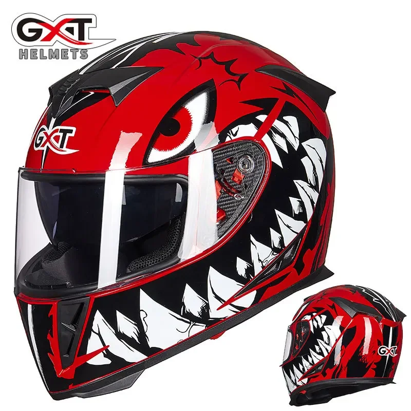 GXT Motorcycle Full Face Helmets Motocross Off Road Helmet Moto Racing Winter Motorbike Helmets Casco Capacete