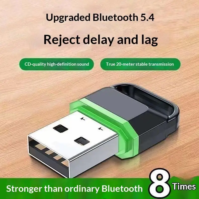 USB 5.4 Bluetooth Adapter For PC - USB Dongle Receiver Transmitter For Desktop Laptop Speaker