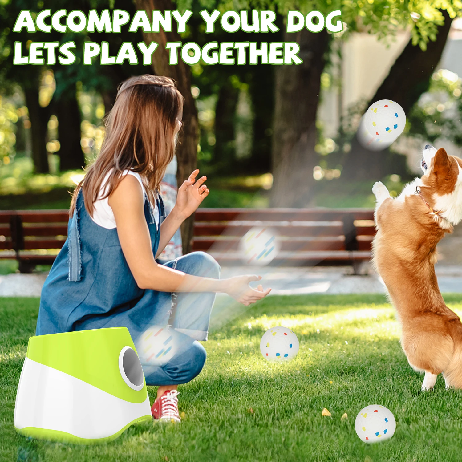Lanceur automatique de balles pour animaux de compagnie, machine à lancer des balles, jouet interactif d'entraînement et de simulation pour chiens de petite et moyenne taille