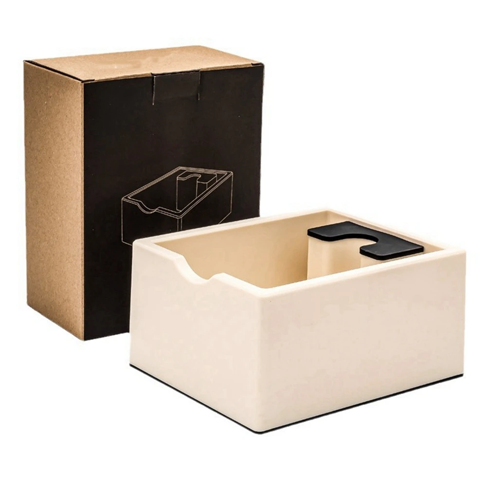A98E-Italian Coffee Grounds Bucket ABS Knocking Grounds Bucket Household Bar Coffee Machine Waste Grounds Bucket