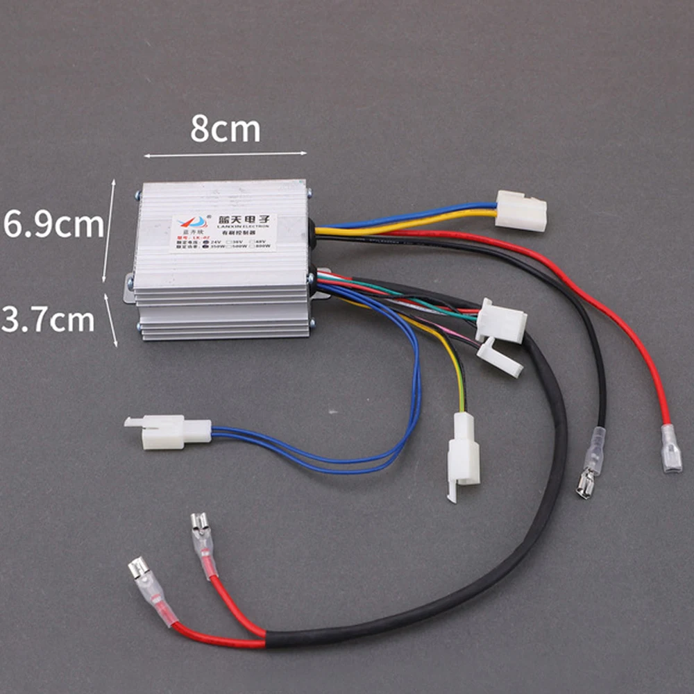 Electric Bike Brushed 24V 350W DC Motor Controller 20A DC Electric Motor Controller 19.5V Under-voltage Motor Control Module