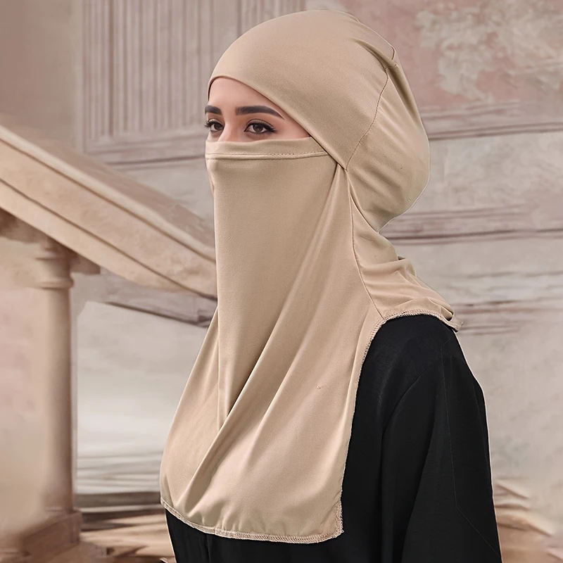 Muslim Fashion Women Soft Hijabs Scarf Instant Ready To Wear Hijab Shawl Plain Scarves Islamic Turban Lady Long Shawls Headwrap