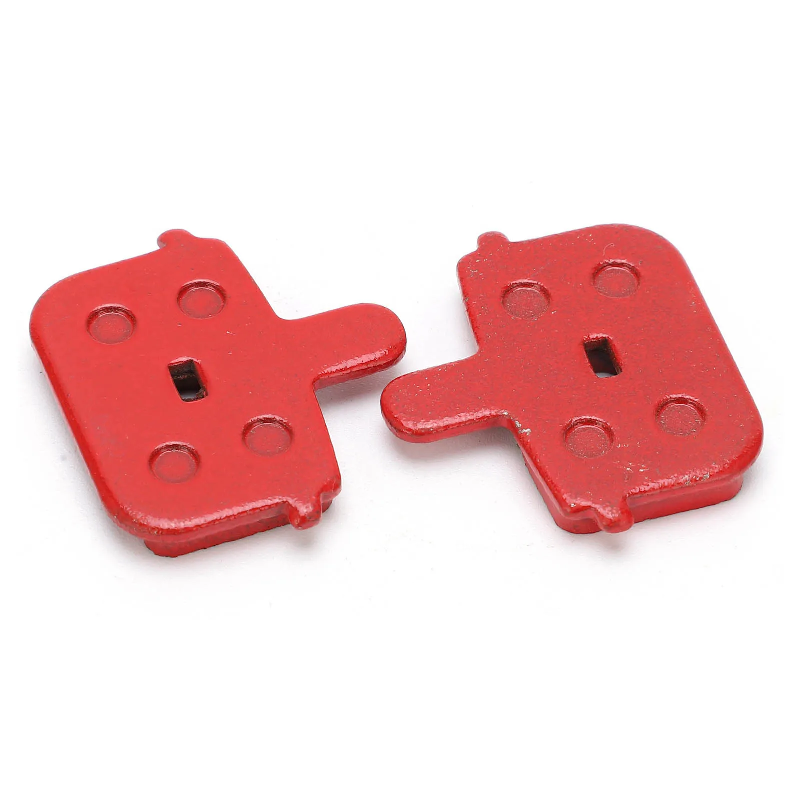 8pcs Brake Pads Durable Resin Semi‑Metal Braking Replacement for Electric Vehicle Mountain Bike Bicycle