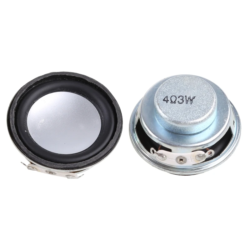 2pcs Mini 4ohm 3W Speaker Stereo Woofer Loudspeaker for Notebook DIY Repair