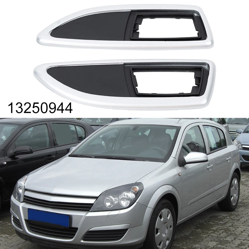Side Indicator Bezel Indicator Surrounds For Car Exterior Restoration Anti-aging Properties Silver And Black Finish