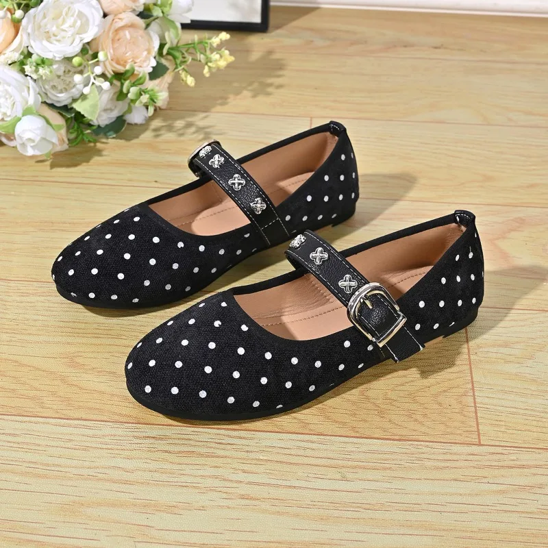 Designer Women Mary Jane Shoes Flats Sport Sneaker Buckle Loafers Shoes 2026 Autumn Trend Walking Running Shoes Ballet Zapatos - view 6