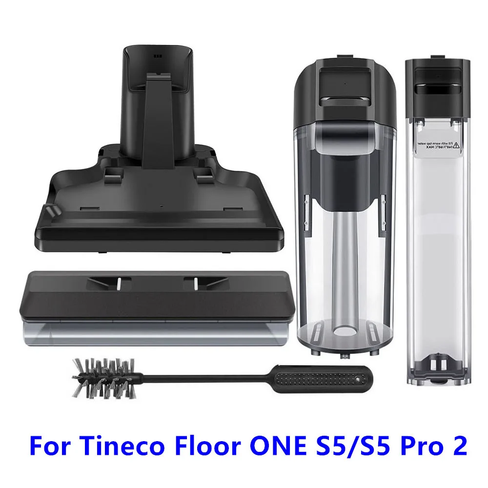 

Clean Water Tank Charger Dock Sewage Tank Main Brush Cover For Tineco Floor ONE S5/S5 Pro 2 Vacuum Cleaner Accessories