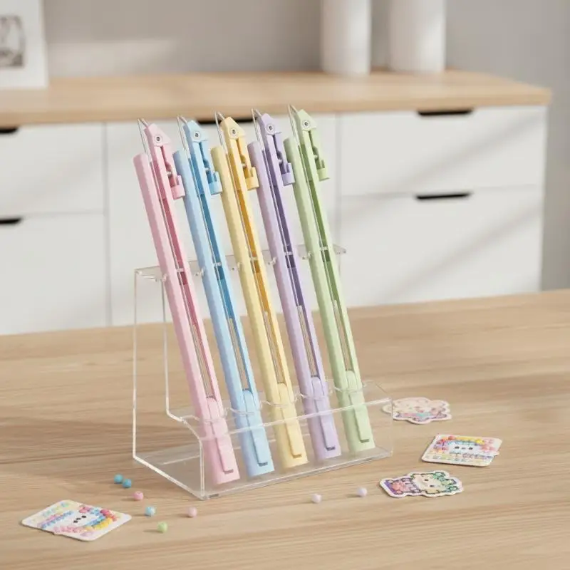 Handheld Bead Pen Efficient 2.6mm Automatic Bead Tool Handmade DIY Jewelry Ergonomic Bead Placement Device Pixel Puzzle