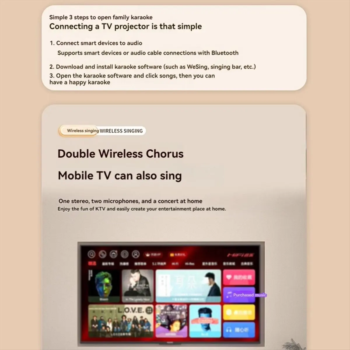 babq-カラオケマシン-子供-大人用-ミニポータブル-bluetooth-カラオケスピーカー-ワイヤレスマイク-ledライト付き-宴会用-a